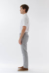 Mens Grey Suit Pants side view