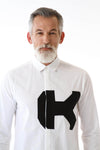 Mens Logo Shirt front detail view