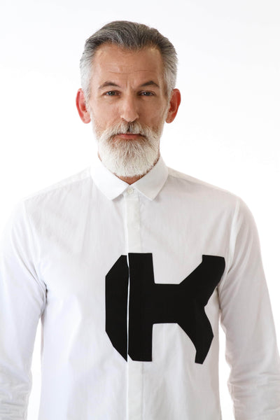 Mens Logo Shirt front detail view