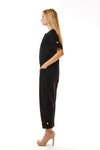 Womens Black Jumpsuit side view