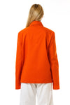 Womens Orange Recycled Mackintosh Jacket back view