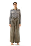 Womens Tie Waisted Pants front view