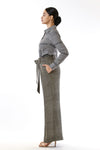 Womens Tie Waisted Pants side view